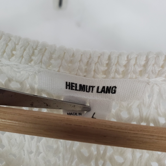 Helmut Lang Tank Tuckerd Cord White Large - Picture 3 of 7